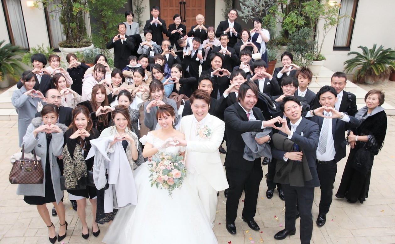 Full of gratitude White × Gold Wedding